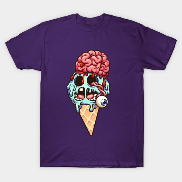 Zombie ice cream T-Shirt by memoangeles